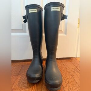 Hunter Black Women's Rain Boots